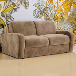 Jay-Be Deco 2 Seater Luxe Velvet Cedar Sofa Bed with e-Sprung Mattress