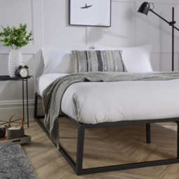 Home Source Small Double Metal Platform Bed Frame - thumbnail 3
