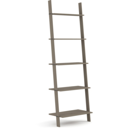 Core Products Corona 4 Shelf Grey Ladder Bookcase - thumbnail 3