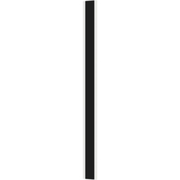 Ener-J 100 x 8cm Acrylic Black Warm White Outdoor Wall Light