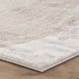 Desire Rugs Elysium Modern Abstract Metallic Sheen Expression Pearl Rug 60 x 220cm - thumbnail 3
