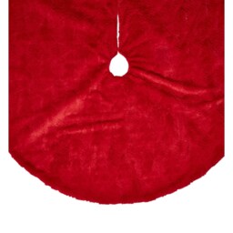 Sleigh Bells Ring Red Merry Christmas Tree Skirt 120cm - thumbnail 3