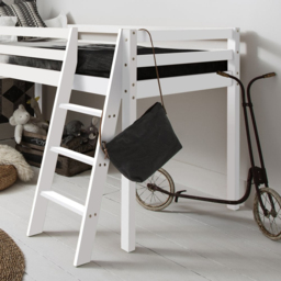 Noa and Nani Moro White Mid Sleeper Cabin Bed with Slide - thumbnail 4