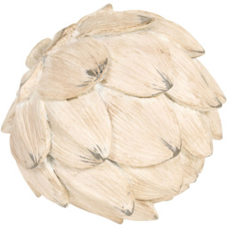 Rustic Artichoke Ornament Natural