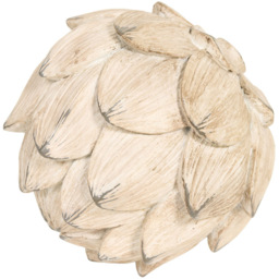 Rustic Artichoke Ornament Natural - thumbnail 2