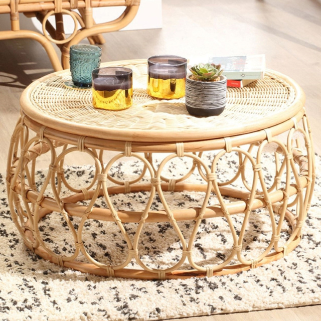 Desser Furniture Bejing Wicker Coffee Table - image 1