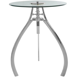 Premier Housewares Maxi Crank Mechanism Adjustable Round Bar Table - thumbnail 2