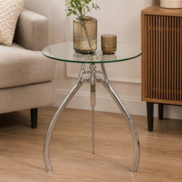 Premier Housewares Maxi Crank Mechanism Adjustable Round Bar Table - thumbnail 3