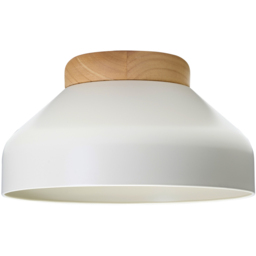 Happy Homewares Scandinavian Design Muted Dove Grey Semi Flush Ceiling Light