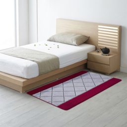 Smart Living Carmela Red and Grey Non-Slip Mat with Gel Backing 60 x 110cm - thumbnail 3