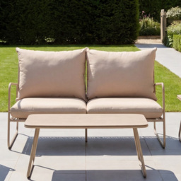 Artemis Home Sorella Beige 4 Seater Patio Conversation Set - thumbnail 3