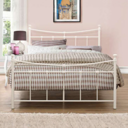 Emily Double Cream Bed Frame - thumbnail 3