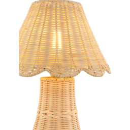 Isla Rattan Table Lamp Natural - thumbnail 4