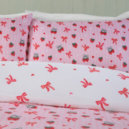 Lacey Design Duvet Set Pink Single - thumbnail 3