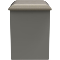 Crowndale New York Dusk Grey Vanity Dressing Table Stool - thumbnail 4