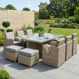 Royalcraft Wentworth Rattan 10 Seater Cube Dining Set - thumbnail 1