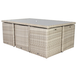 Royalcraft Wentworth Rattan 10 Seater Cube Dining Set - thumbnail 3
