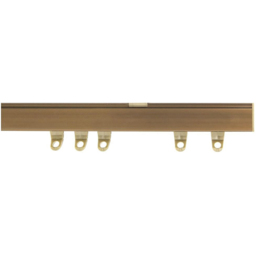 New Edge Blinds 90cm Fineline Aluminium Antique Brass Curtain Track