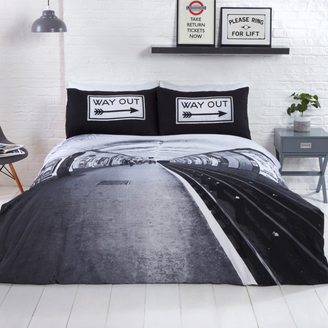 Rapport Home Platform King Size Multicolour Reversible Duvet Set - image 1