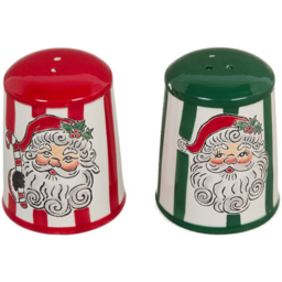 Jolly Santa Salt and Pepper Shaker Set