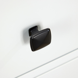 Home Source 2 Drawer White Compact Bedside Table - thumbnail 4