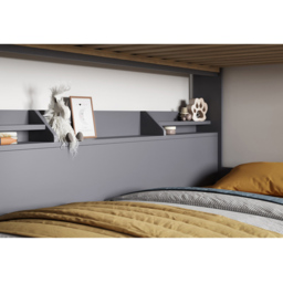 Flair Slick Staircase Grey Bunk Bed with Storage - thumbnail 3