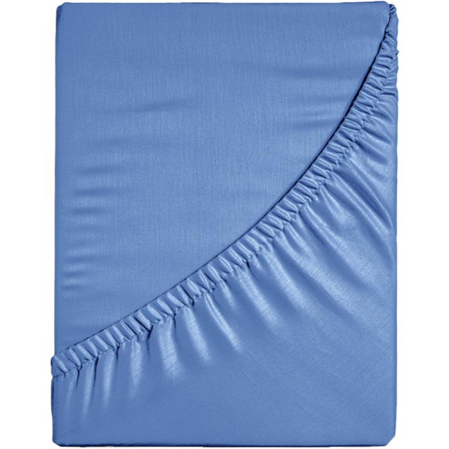 Velosso Microfibre French Blue King Size Fitted Sheet - image 1