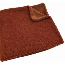 Blake Boucle Throw - Rust
