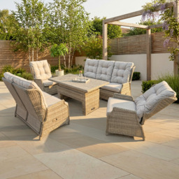 Cambridge Reclining Sofa Set Natural - thumbnail 2