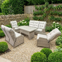Cambridge Reclining Sofa Set Natural - thumbnail 3