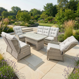 Cambridge Reclining Sofa Set Natural - thumbnail 1
