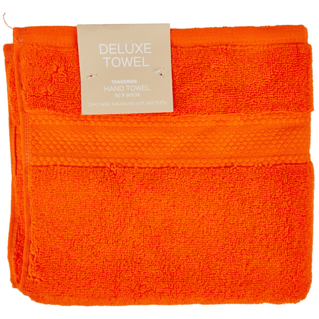 Deluxe Tangerine Cotton Hand Towel - image 1