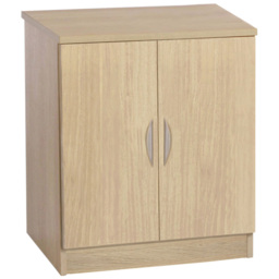 R White Cabinets 2 Door Oak Desk Height Cupboard - thumbnail 2