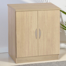 R White Cabinets 2 Door Oak Desk Height Cupboard