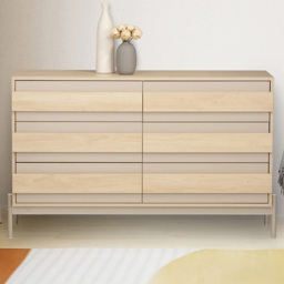 Sofia Natural 6 Drawer Chest of Drawers