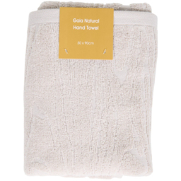 Gaia Natural Hand Towel - thumbnail 1
