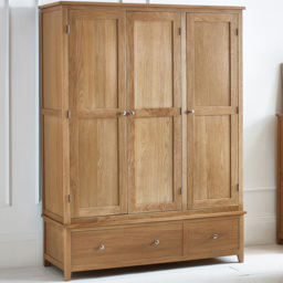 Julian Bowen Mallory 3 Door 2 Drawer Wardrobe