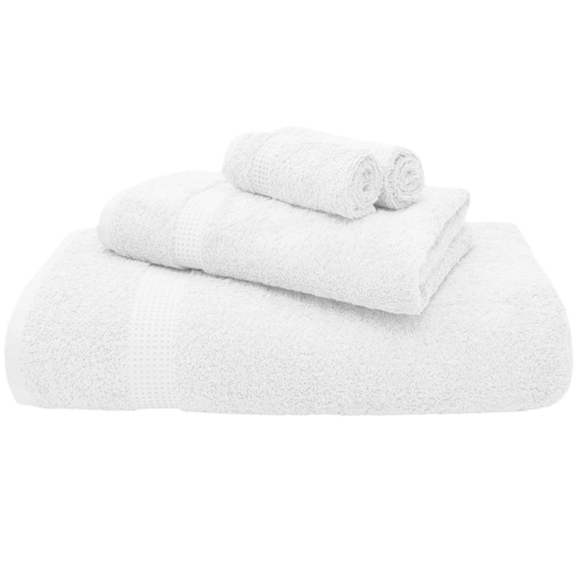 Mayfair Egyptian Cotton White Bath Sheet Set of 2 - image 1