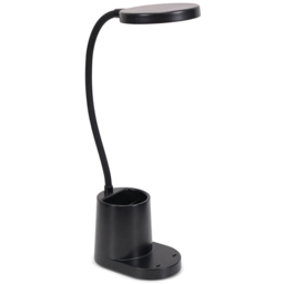 ValueLights Marco Matte Black Dimmable LED Table Lamp - thumbnail 1