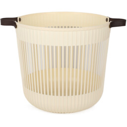 Malmo Round Storage Basket - Black or Cream - thumbnail 2