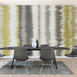 Origin Murals Linear Stripe Green Wall Mural