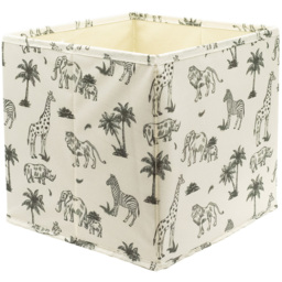 Homebase Safari Pattern Compact Cube Storage Insert 3 Pack - thumbnail 4