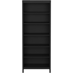 Florence Madrid 6 Shelf Black Bookcase - thumbnail 3