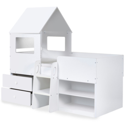 Julian Bowen Orpheus All White Mid Sleeper with Storage - thumbnail 3
