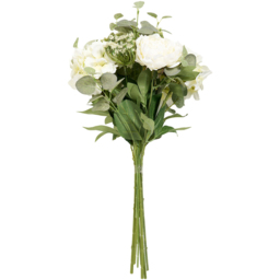 Hydrangea Eucalyptus Queen Annes Lace Bouquet White - thumbnail 4
