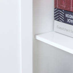 Portland White 4 Door Accent Floor Storage Cabinet - thumbnail 3