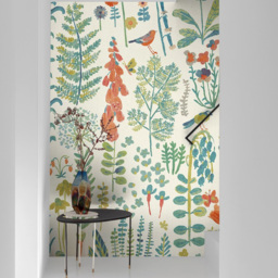 Grandeco Neutral Meadow Flower Painted Sprig 3 Panel Wall Mural - thumbnail 4