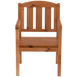 AMATA Ungurs Warm Brown Wooden Garden Chair - thumbnail 3