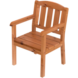 AMATA Ungurs Warm Brown Wooden Garden Chair - thumbnail 2