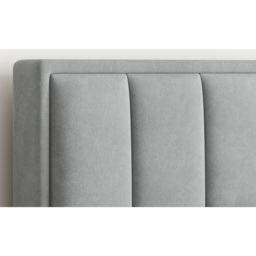 Bedmaster Rhodes Double Grey Velvet Ottoman Bed - thumbnail 4